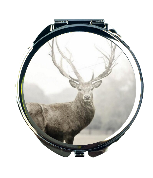 กระจกพิมพ์สี Deer Mirror